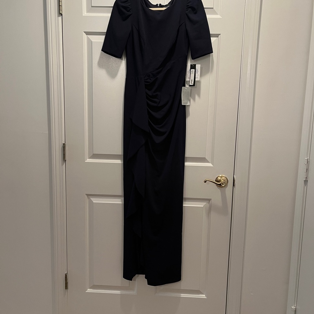 Xscape Midnight Navy Formal Dress - Picture 2 of 3